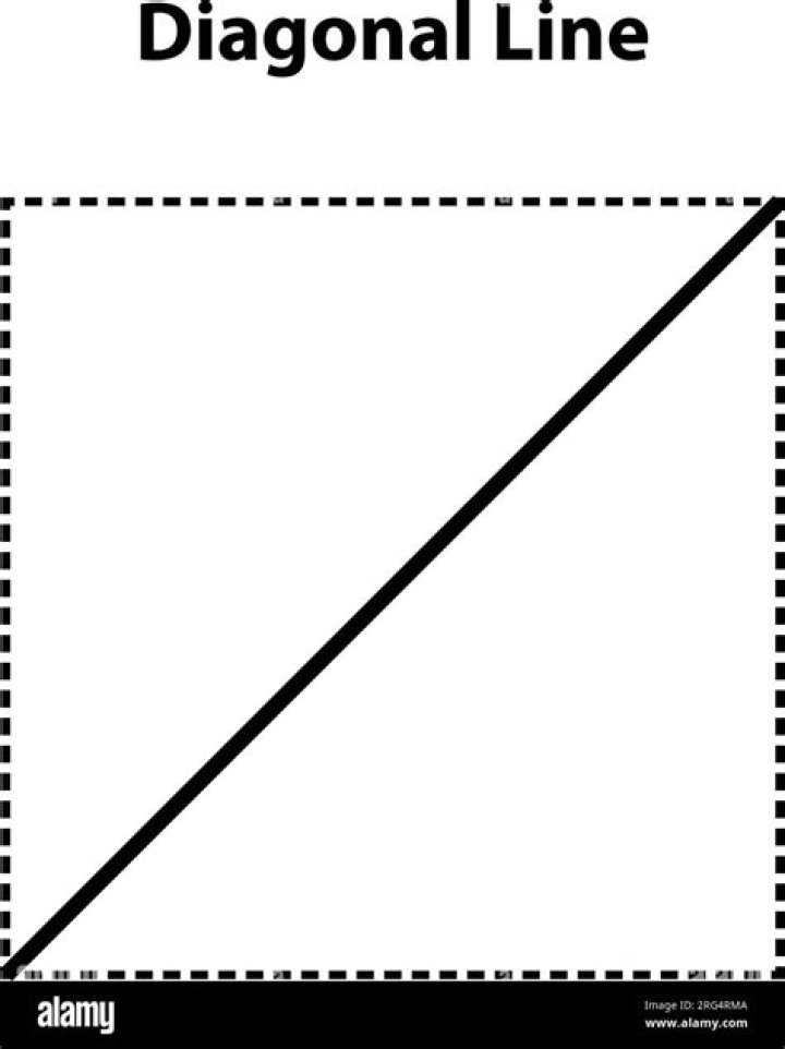 Diagonal line
