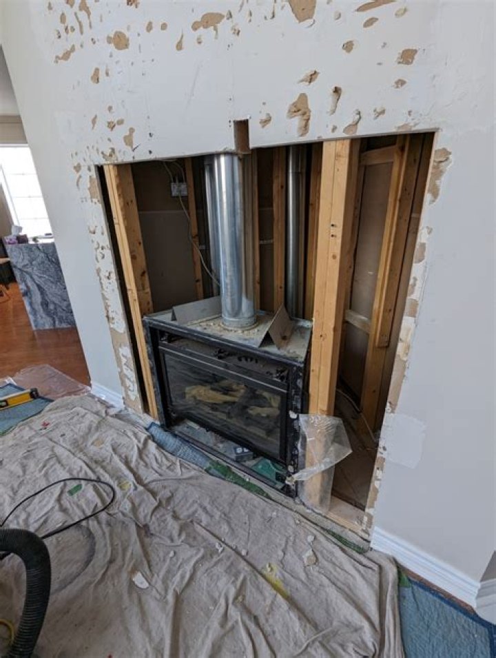 How do you remove a fireplace screen?